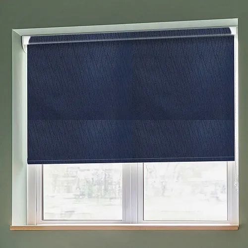 Cubik Navy Grip Fit Roller Blinds
