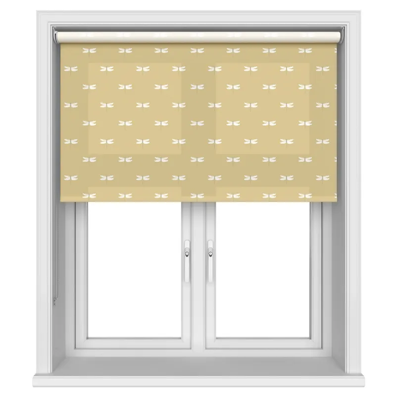 Sophie Allport Dragonfly Deep Mustard Blinds Uk