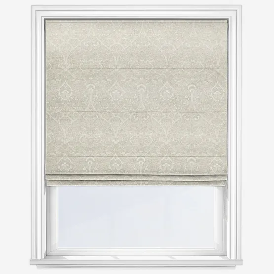William Morris At Home Lodden Embroidery Chalk Roman Blind