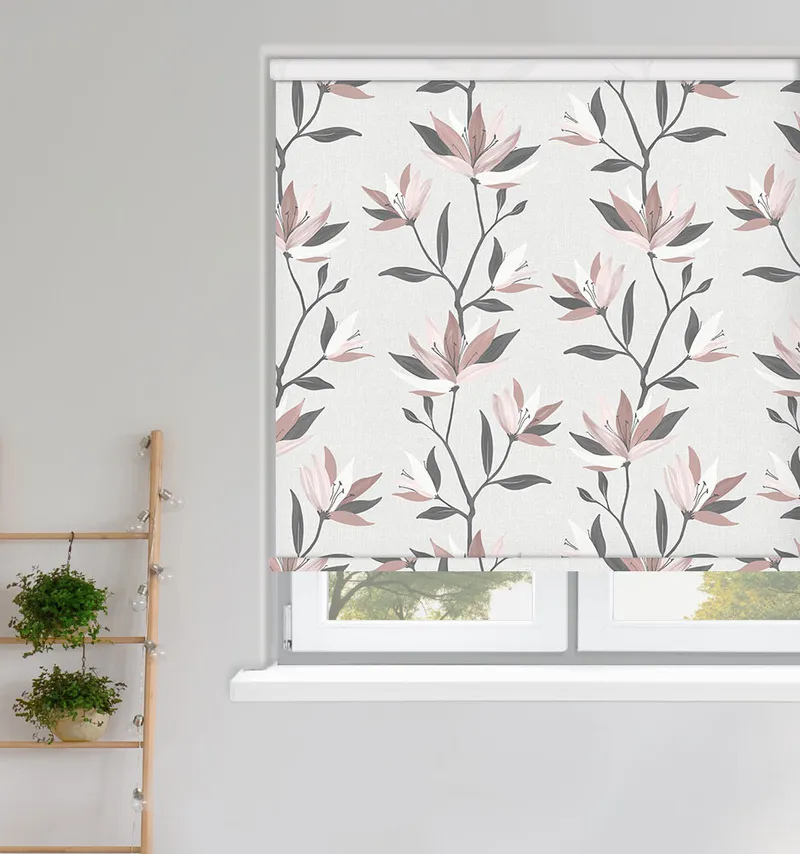 Lily Spring Blossom Roller Blinds