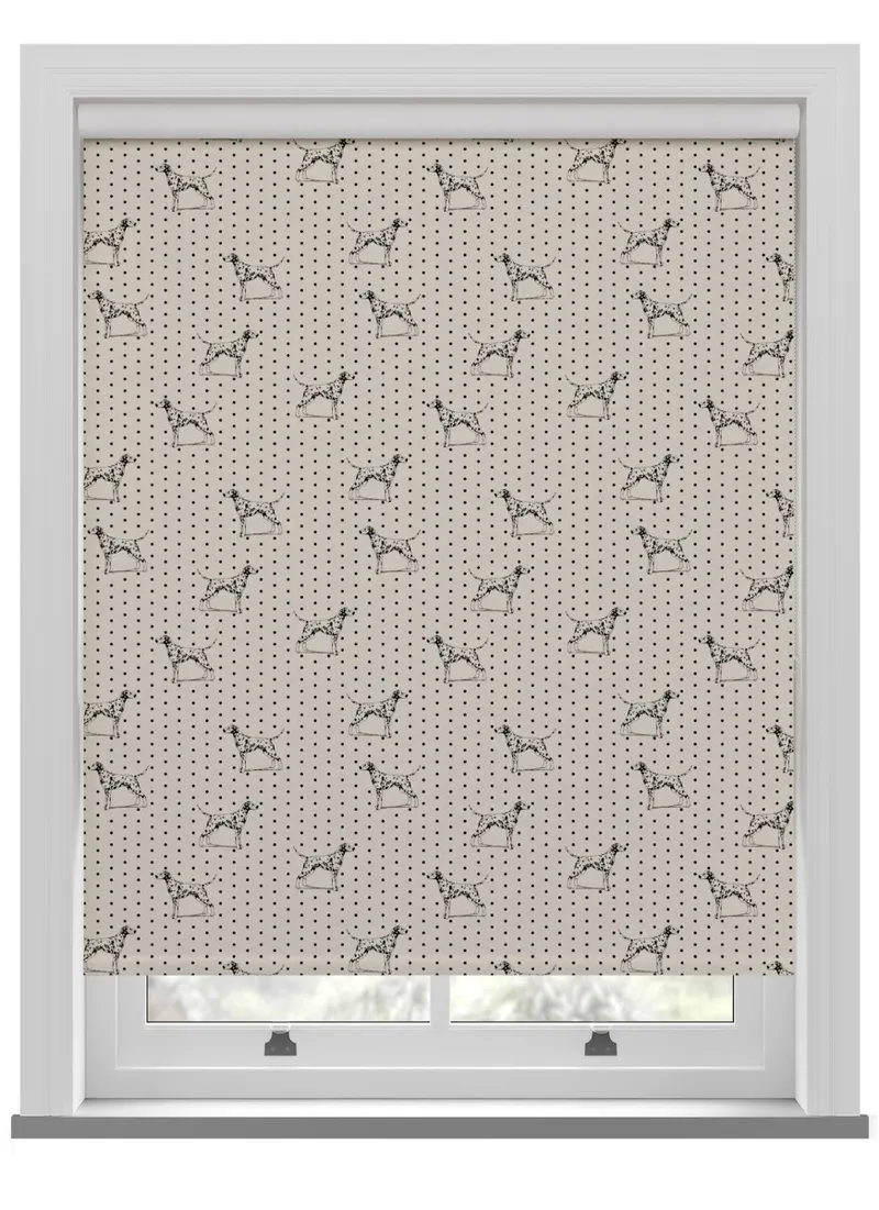 Emily Bond Fred Linen Roller Blind