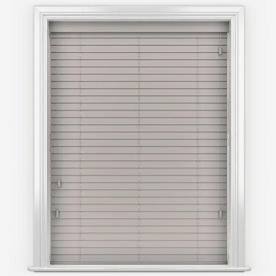 Bamboo Brushed Cloud Wooden Venetian Blinds