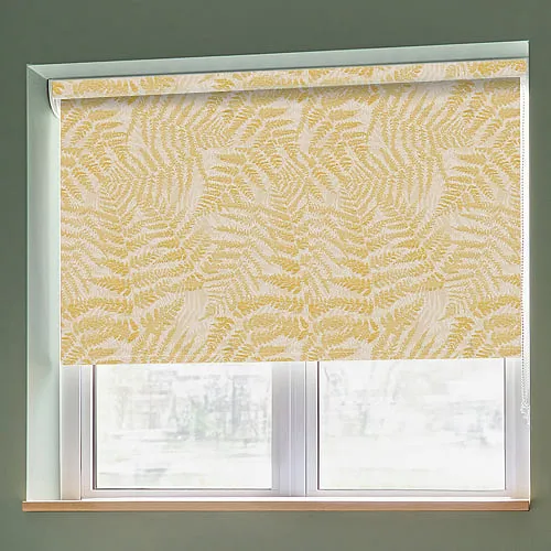 Ida Yellow Light Filtering Roller Blinds