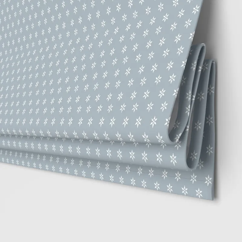Laura Ashley Bowen Star Pale Seaspray Motorised Blinds Uk