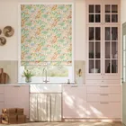 Spring Meadow Tangerine Roman Blind
