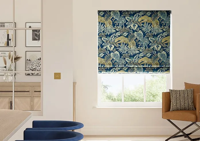 Leopard Lapis- Roman Blind