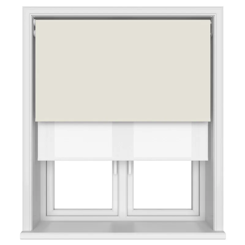 Bella Modesty Motorised Double Roller Blind Blinds Uk