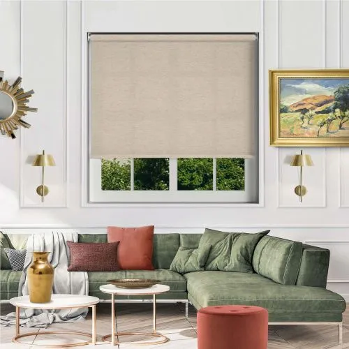 Weave Flax Cordless Roller Blind