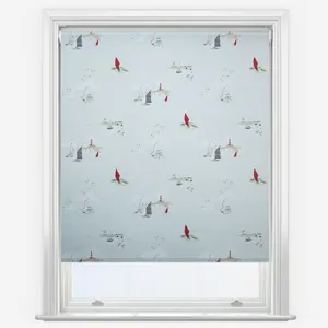 Sophie Allport Coastal Boats Blue Roller Blind