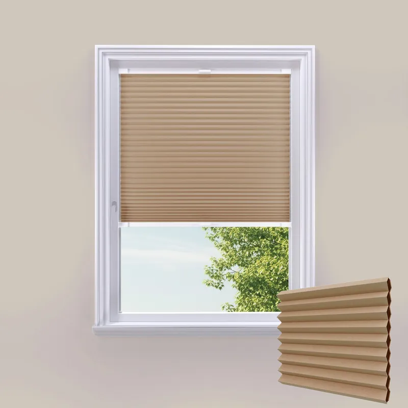 Cosibloc Taupe Stick On Cellular Blackout Blinds