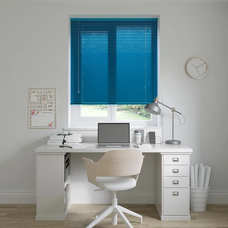 Blue Glimmer Venetian Blinds 25mm
