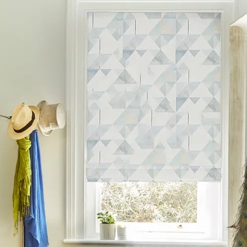 Roscoe Seaglass Deluxe Roman Blinds