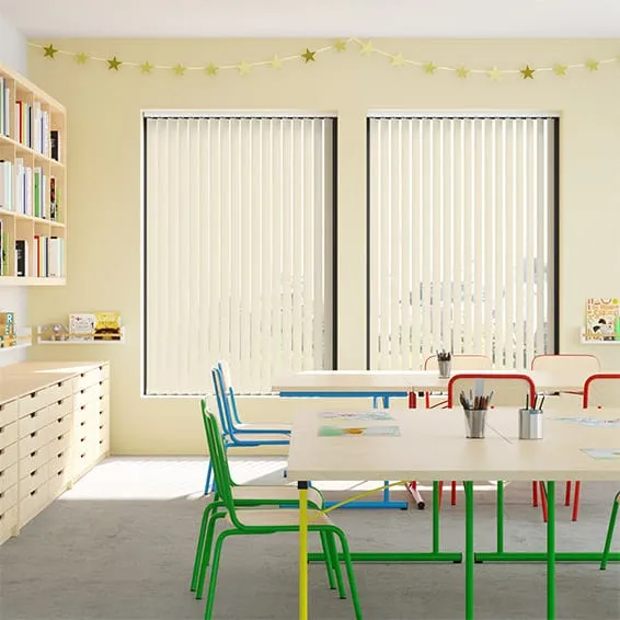 Contract Metropolis Pvc Alabaster Vertical Blind