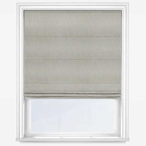 Paving White Roman Blind