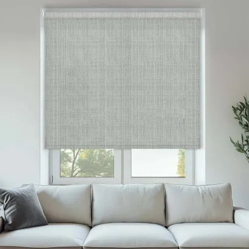 Bergen Silver Cordless Roller Blinds - Shop Now