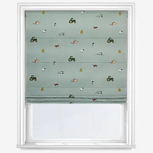 Sophie Allport On The Farm Blue Roman Blind