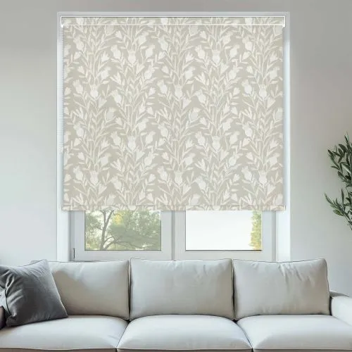 Heather Hessian Pelmet Roller Blinds - Stylish Window Coverings