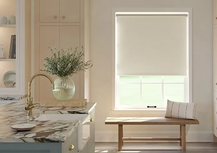 Ajanta (Blackout) Cream - Roller Blind