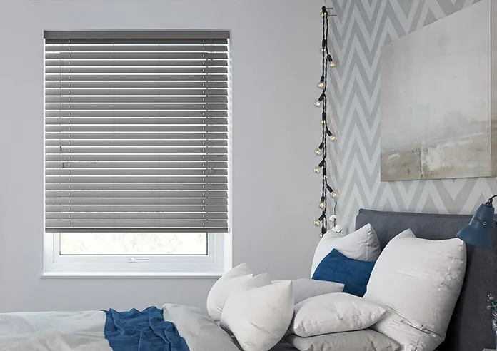 Ecowood Chic Grey Satin - Venetian Blind