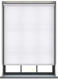 Burst White Lotus Roller Blind