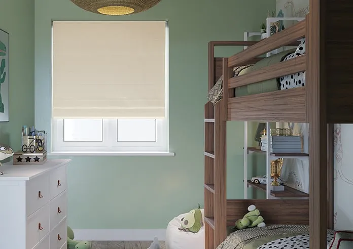 Stockholm Parchment - Roman Blind