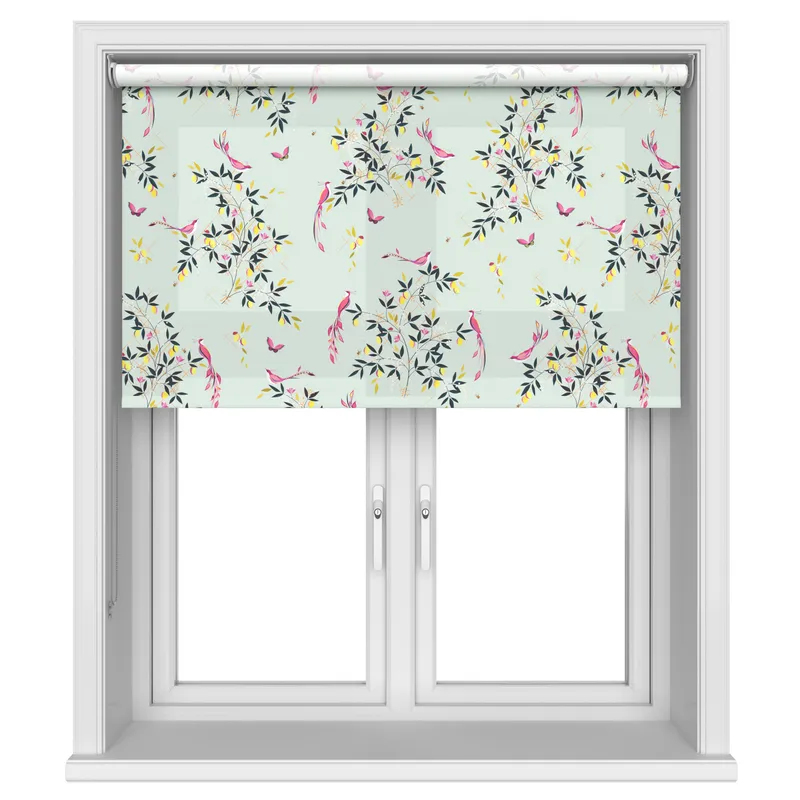 Sara Miller Birds & Trellis Duckegg Blinds Uk