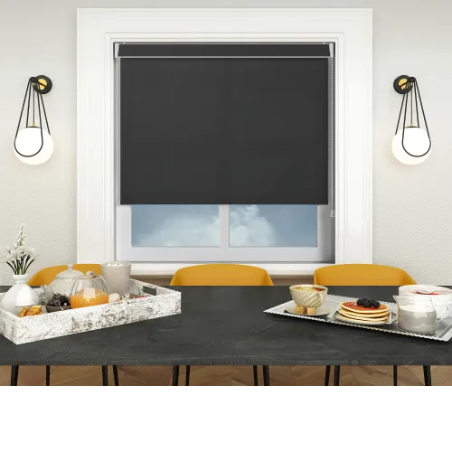 Origin Black Pelmet Roller Blind