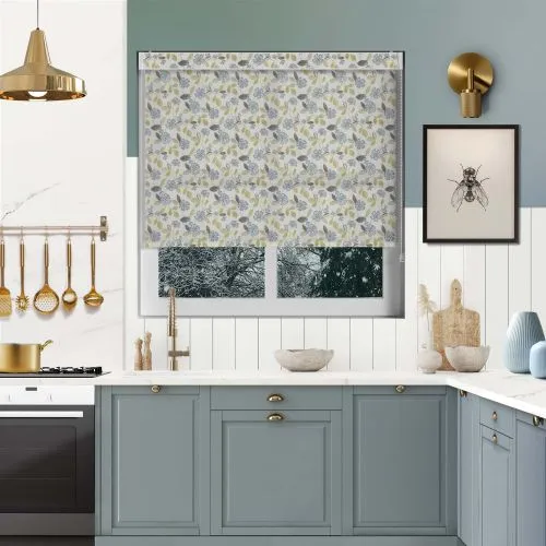 Triste Aqua Pelmet Roller Blind