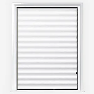 Dresden White Pleated Blind