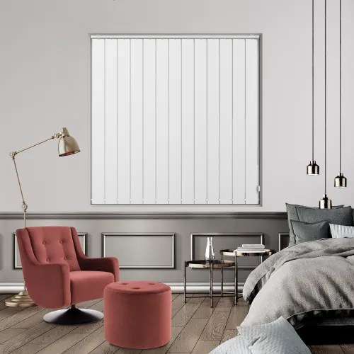 Bedtime Delicate White Vertical Blind