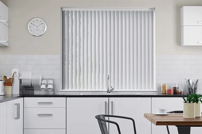 Kato White - Rigid Pvc Vertical Blind