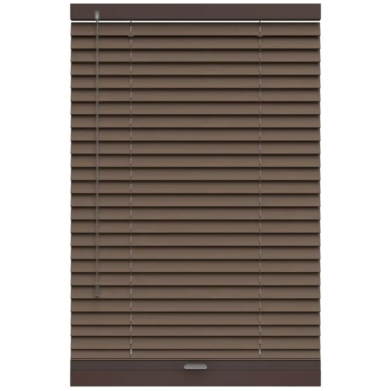 Quickstick Tradechoice Dark Oak Real Wood Blinds Uk