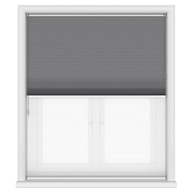 Tradechoice Blockout Grey Day & Night Blinds Uk