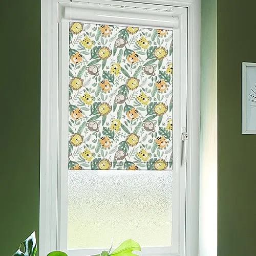Rupert Jungle (Blackout) Perfect Fit Blackout Roller Blinds