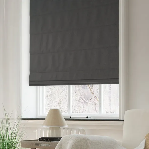 Louis Made To Measure Roman Blind Noir
