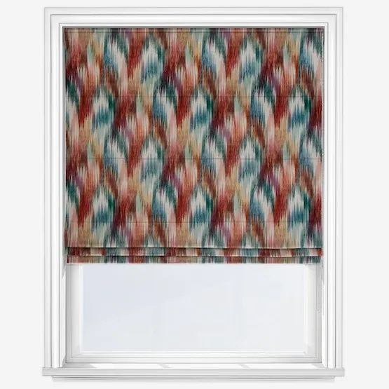 Bargello Carnival Roman Blind