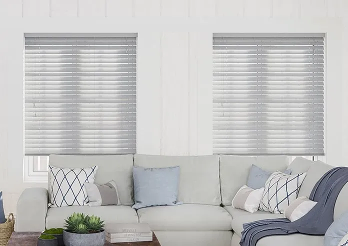 Ecowood Blizzard Grey Fine Grain - Venetian Blind