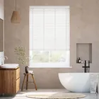 Metropolitan Soft Gloss White & Snow Wooden Blind - 50mm Slat