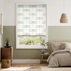Demoiselle Dragonfly Pine Roman Blind