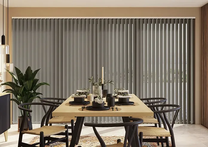 Trinity (Blackout) Mayan Brown - Vertical Blind