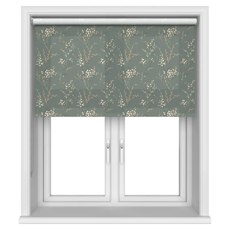 Laura Ashley Pussy Willow Fern Green Blinds Uk