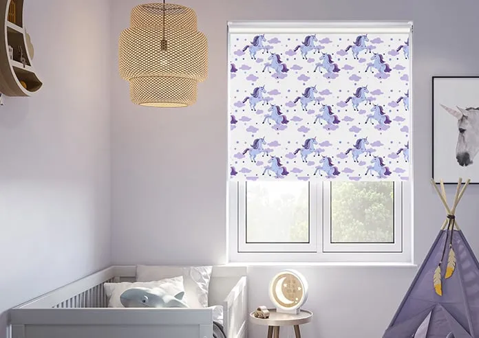Unicorn Magic Purple - Roller Blind