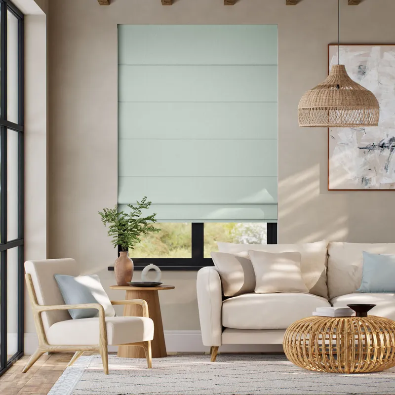 Cromwell Duck Egg Roman Blind