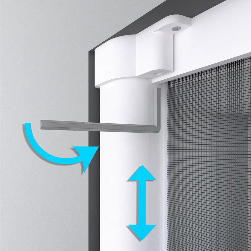 `No Drill` Roller Fly Screen