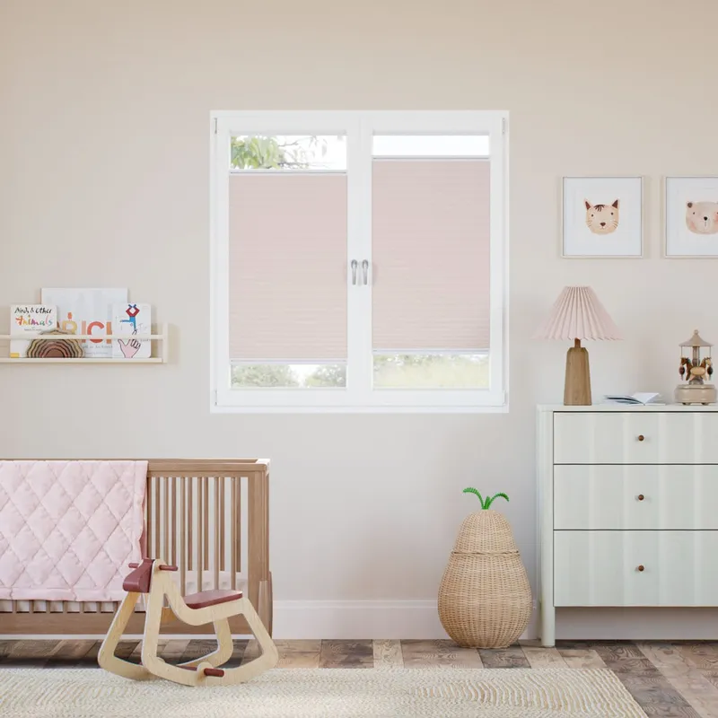 Stick On Duoshade Pink Blush Thermal Blind