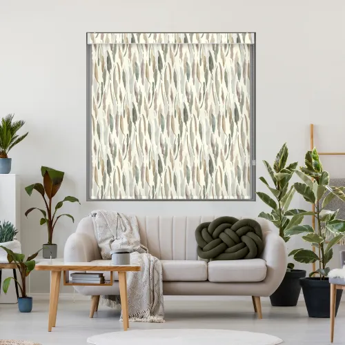 Zephyr Sand Roller Blind - Pelmet Included Stylish & Functional