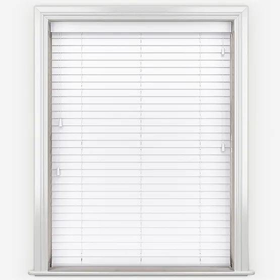 Woodlux Brilliant White Wooden Venetian Blind