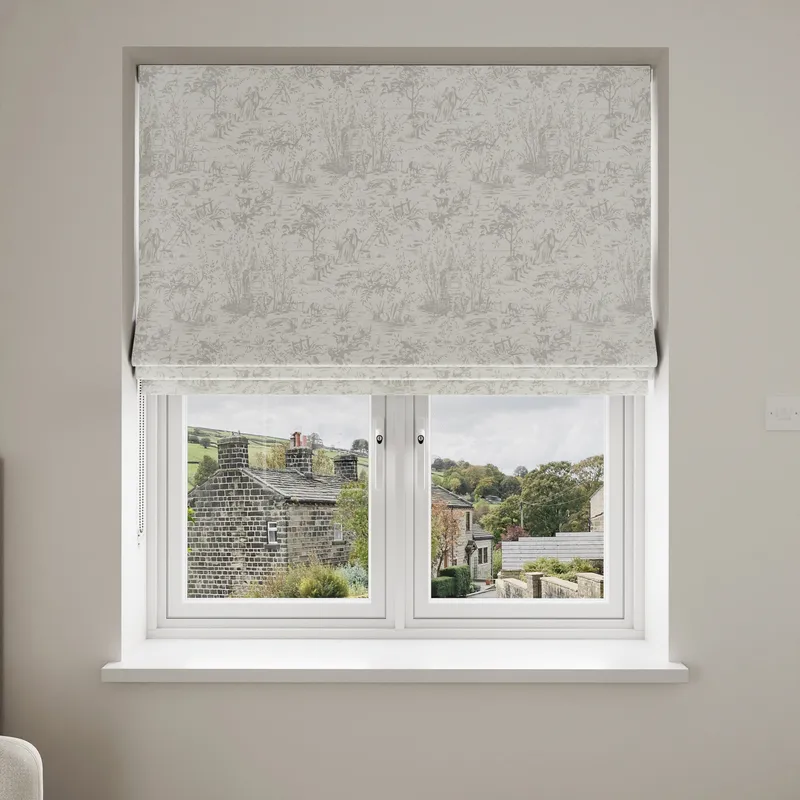 Laura Ashley Toile De Jouy Silver Blinds Uk