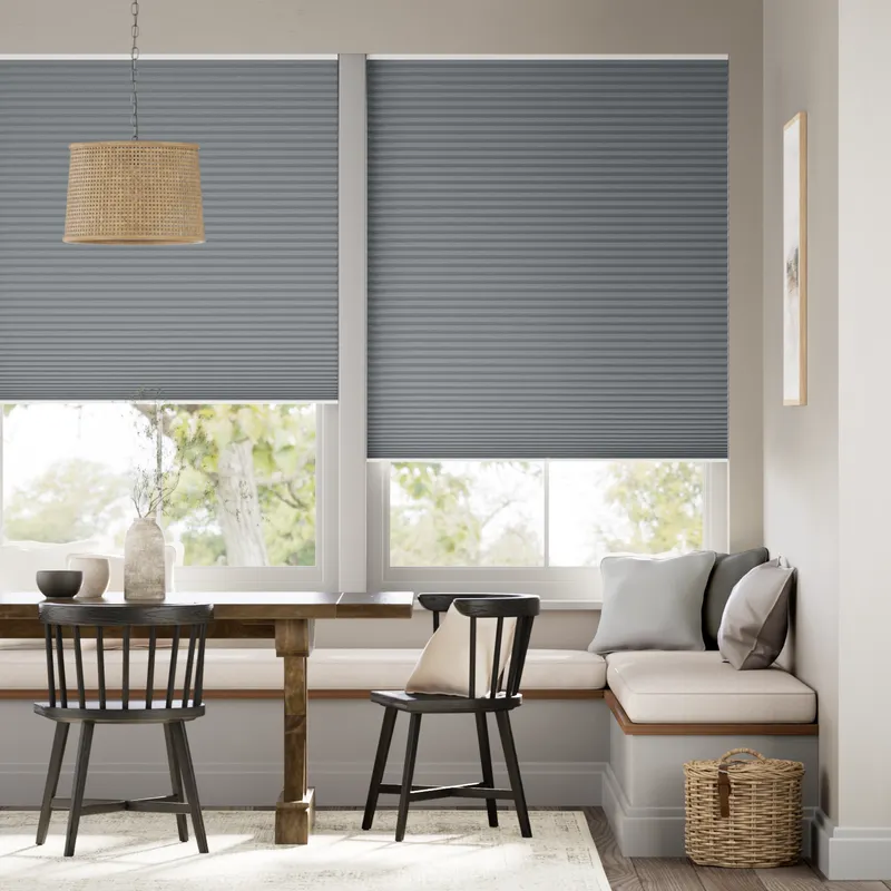 Duoshade Cordless Slate Blue Thermal Blind