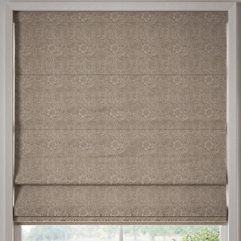William Morris Marigold Woven Made To Measure Roman Blind Linen